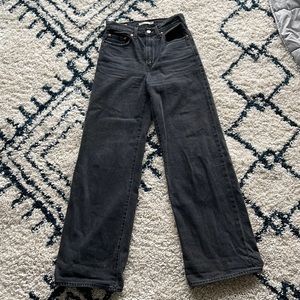 High Waisted Wide Leg Levis